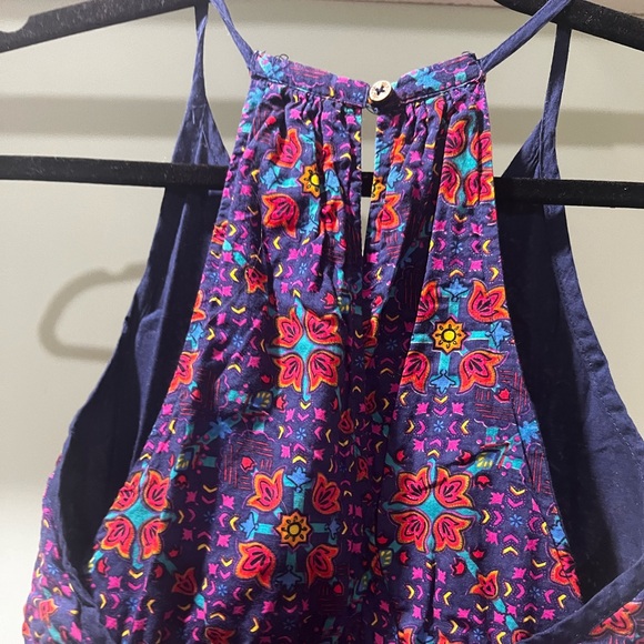 Anthropologie Boho Printed Handkerchief Hem Sundress - Picture 2 of 4